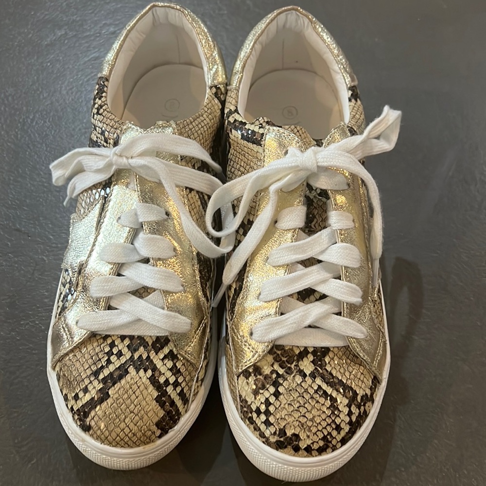 Snake print sneakers-8